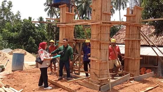 Desa Alam Jaya Dapat Bantuan Program SPAM dari Dinas PUPR Lampura