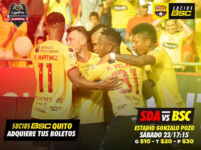 Entradas AUCAS - BSC  para socios de Quito