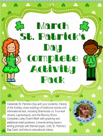  St Patricks Day Complete Activity Pack for March