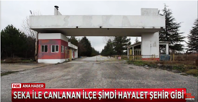 hayalet şehire döndü