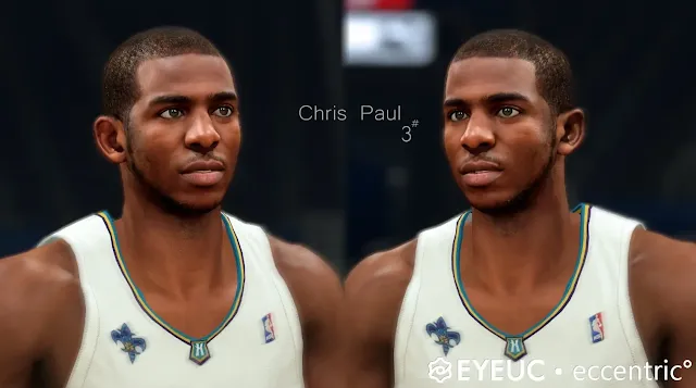 NBA 2K24 Chris Paul Cyberface (Young Version) V2