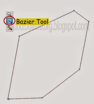 Membuat Objek Dengan Bazier Tool