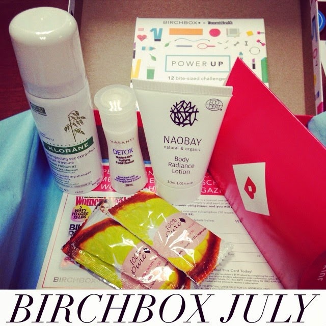 July 2014 Birchbox Power Up