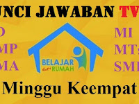 Soal dan Kunci Jawaban SD, SMP, SMA - Jum'at 8 Mei 2020 - Belajar dari Rumah Bersama TVRI