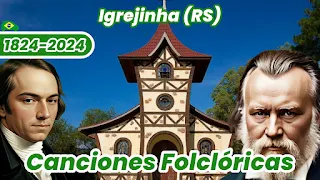 Igreja Mãe Santíssima y retratos IA de Schumann y Brahms
