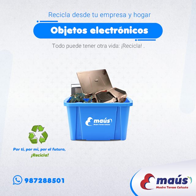 Reciclaje de objetos electrónicos en Lima