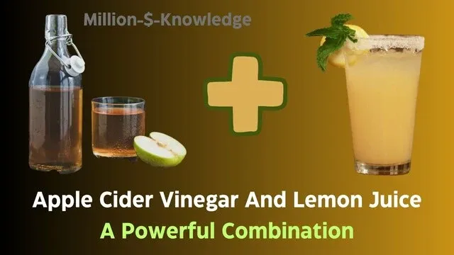 Apple Cider Vinegar And Lemon Juice