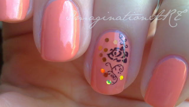 nail_art_semplice_simple_easy_facile_orange_arancione_estiva_estate_summer_essence_stamping