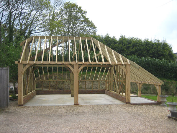 Building a Timber Frame Garage