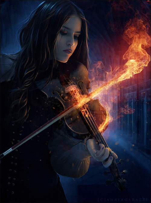 girls with violin