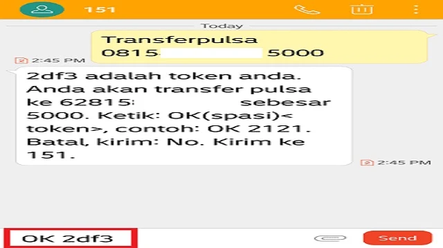 Cara Gift Pulsa Indosat