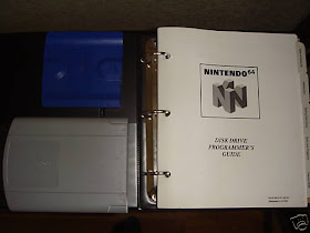 Nintendo n64dd manual cart n64