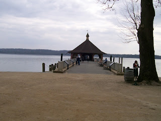 Wharf on the Potomac River, at Mount Vernon.