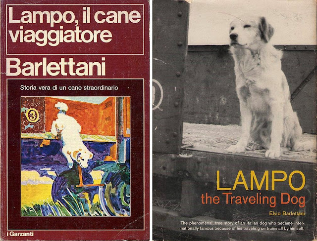 Lampo, il cane viaggiatore - Lampo, the traveling dog, book covers