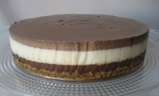 Tarta de los tres chocolates