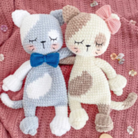 gatitos de apego amigurumi