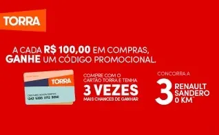 Promoção Lojas Torra 2019 Natal e Final de Ano Automóveis 0KM