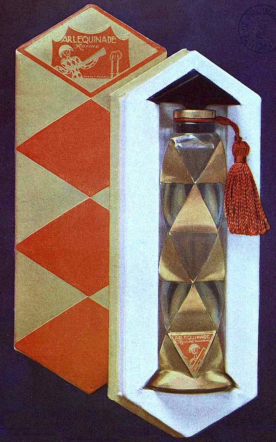 a 1925 perfume package from France