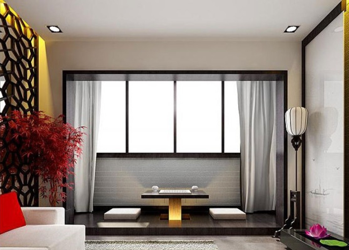 37 Desain  Interior Ruang  Tamu  Minimalis  Bergaya Jepang  