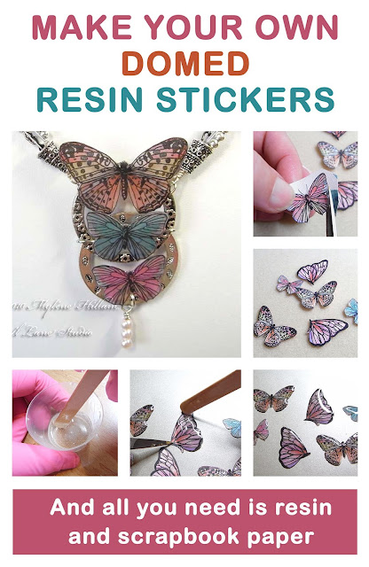 Make Your Own Epoxy Resin Stickers project sheet