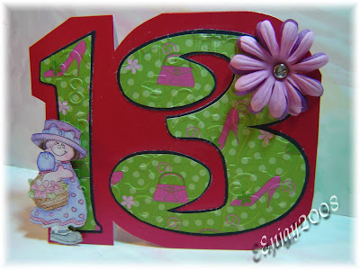 13th birthday cards for girls