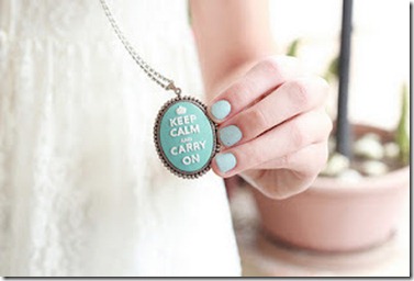 Keep Calm necklace