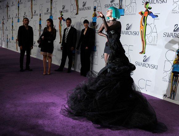 lady gaga 2011 cfda. On the whole, The CFDA#39;s