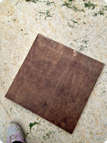 DIY wood tray