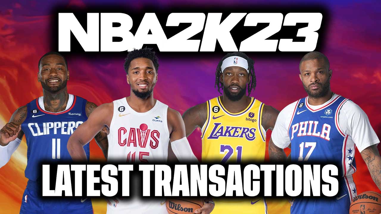 NBA 2K23 Latest Transactions Portraits