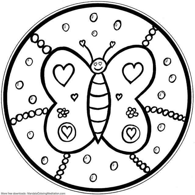 Mandala Coloring Pages For Kids ~ Parenting Times