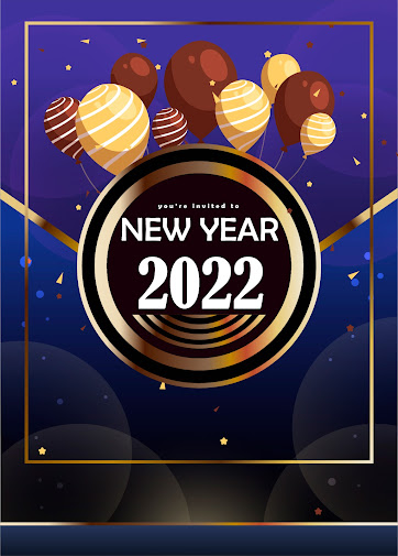 Download File Vector Happy New Year 2022 - Miễn Phí