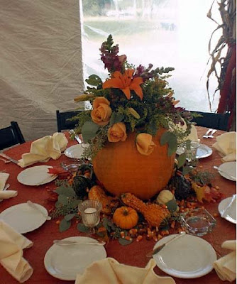 Fall Wedding Reception Centerpieces