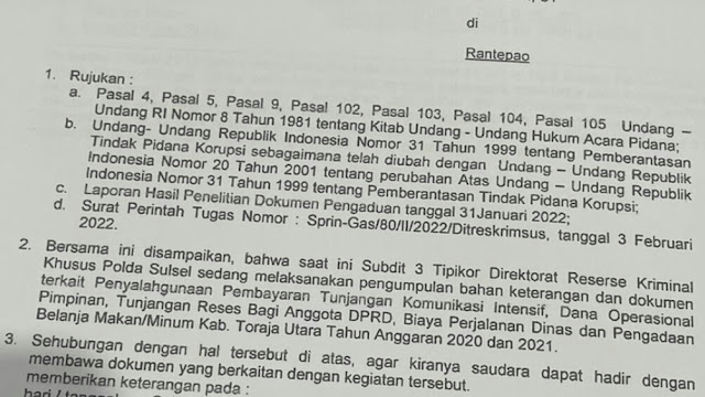 30 Anggota DPRD Torut Dalam Bahaya, Dirundung Sejumlah Kasus Korupsi?