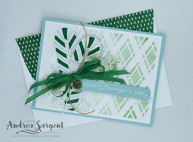 Easily create your own Christmas cards using Stampin' Up!s Sweetest Christmas Suite.