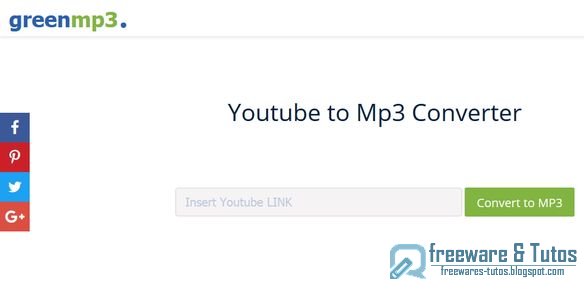 GreenMP3 : un nouvel outil pour convertir les vidéos de Youtube en MP3