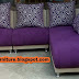 Sofa Minimalis L KAIN BEBAS + 4 Bantal