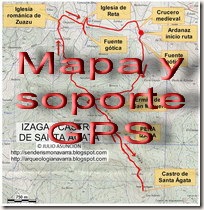 Mapa y soporte GPS - Ruta Cañón del Ubagua