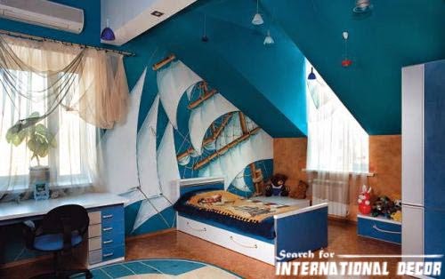 boys room ideas, blue bedroom