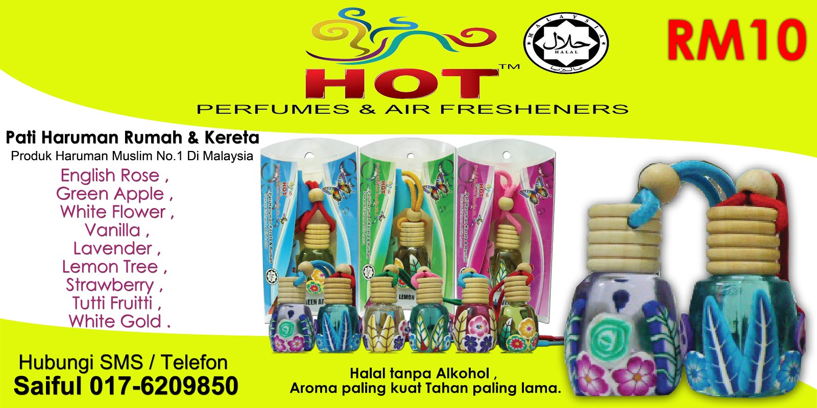 Pati Haruman Hot Perfumes and Air Fresheners