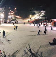 skiers at Appalachian Ski Mountain