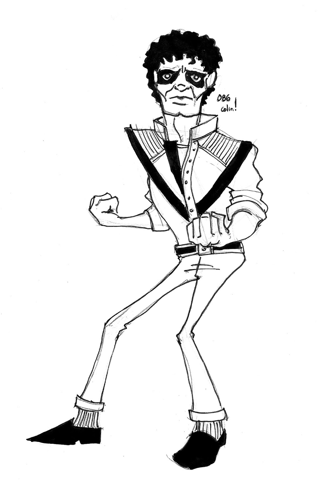michael jackson thriller coloring pages photo 5