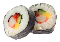 Japanese menu maki sushi