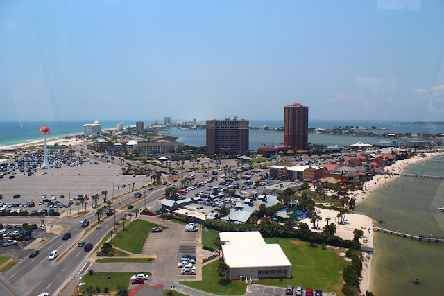 View from 360 Pensacola Beach Observation Wheel 