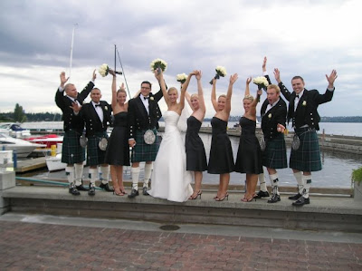 Wedding Gifts  Bridal Party on The Bridal Party Shot With The Beautiful Lake Washington Behind Us