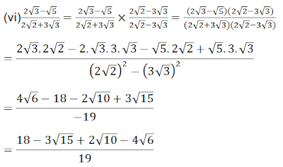 R D Sharma Solutions Class 9th Ch 3 Rationalisation Exercise 3 2