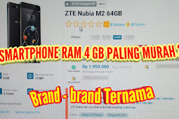 5 Smartphone RAM 4 GB Paling MURAH 2018 Brand Ternama