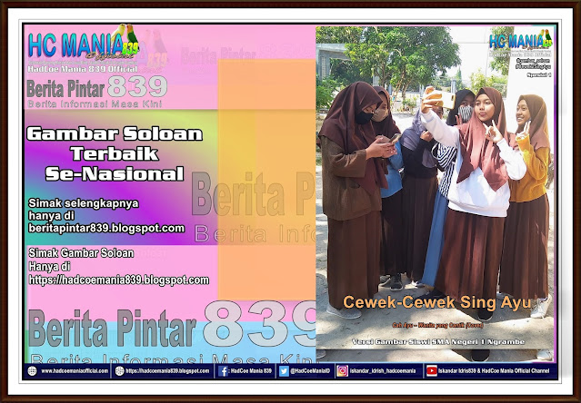 Gambar Soloan Terbaik Se Nasional khas Gambar Siswa-Siswi SMA 1 Ngrambe dari Buku Album Gambar Soloan Edisi 13.1