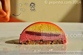 Pastel de frambuesa y chocolate blanco (TEO)