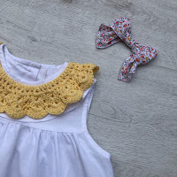 cuello de crochet para niñas 