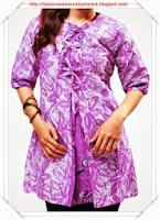 model baju batik wanita